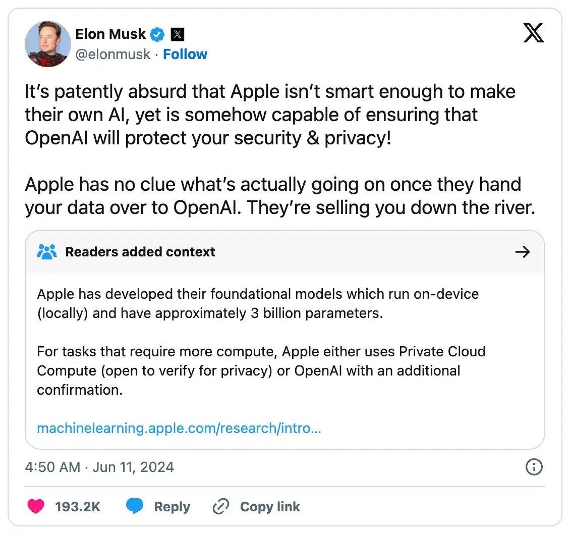 musk threatens ban apple devices 01 jpg